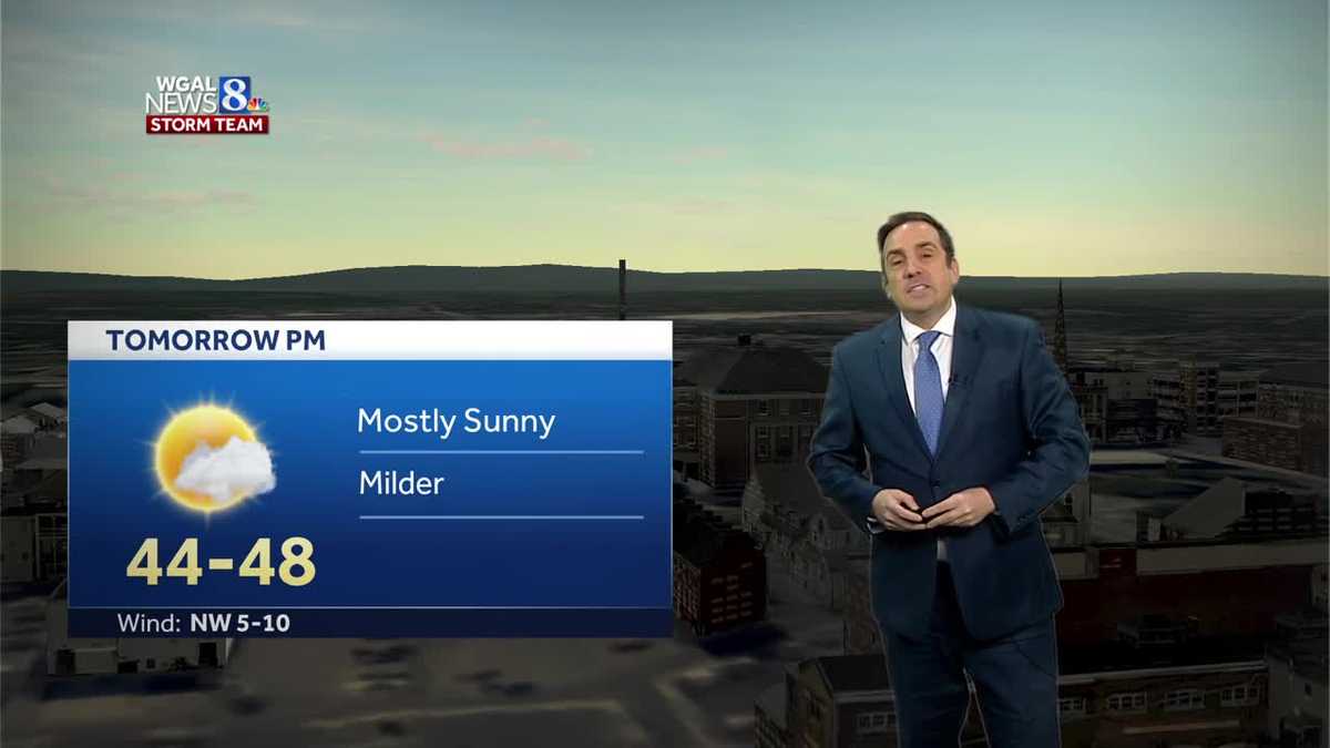 Seasonable & Sunny Wednesday With Less Wind