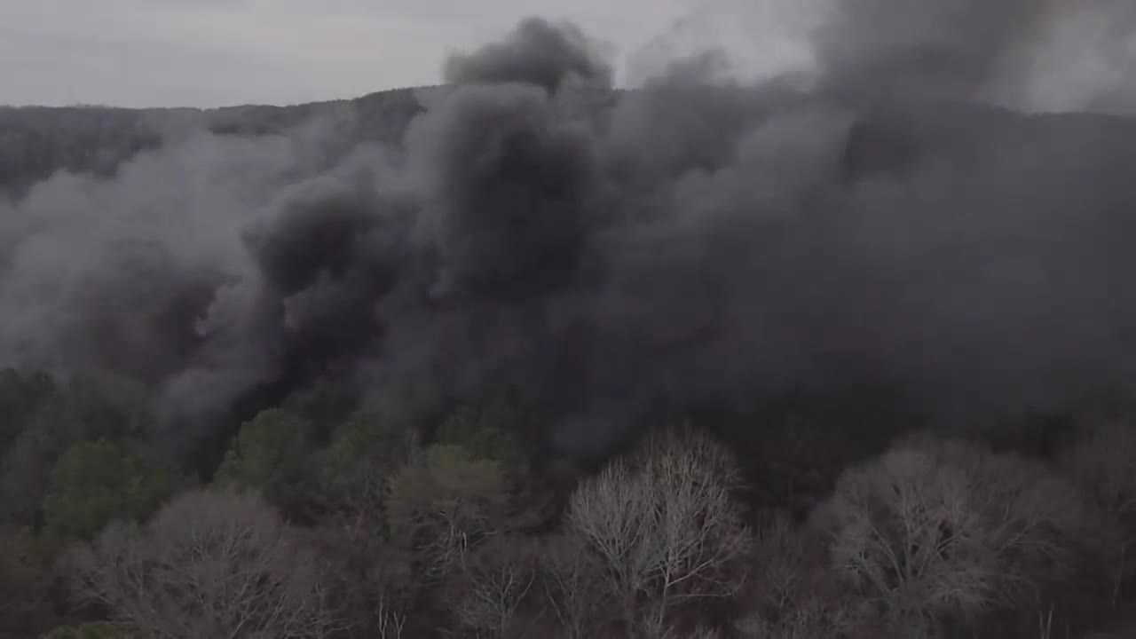 Billowing Smoke, Flames As Crews Work Fire At Jefferson County Vacant ...