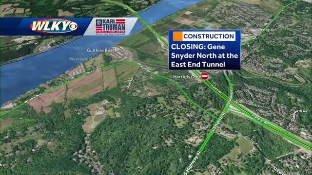 TRAFFIC: East End Tunnel closures in Louisville this week - Vimarsana News