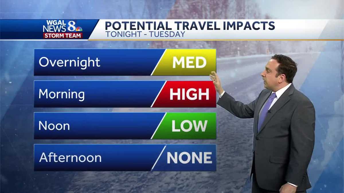 Alert: Rain To Snow Tonight; Heavy At Times Tuesday Morning