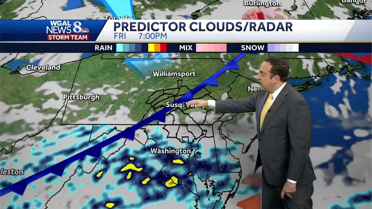 Dry & Warm Thursday; Scattered Showers Friday