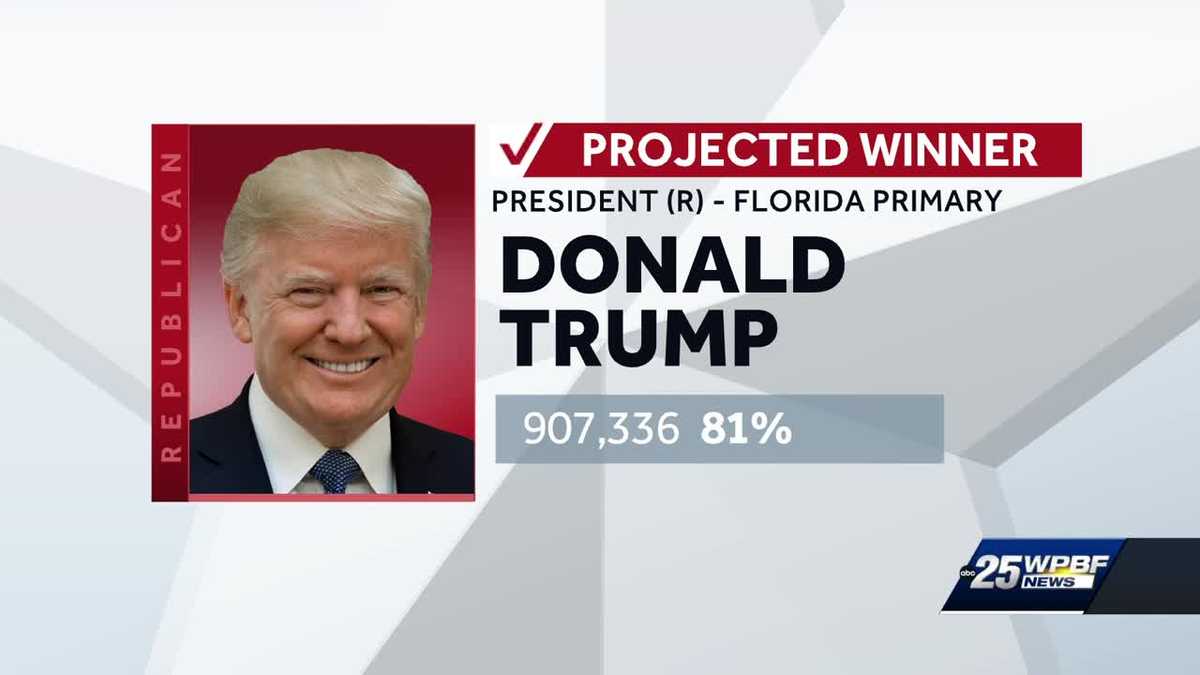 Florida Presidential Primary election results