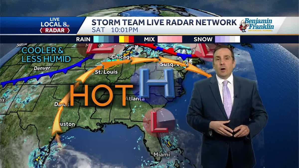 Impact: Heat Wave Continues Sunday, Could See Strong Storms