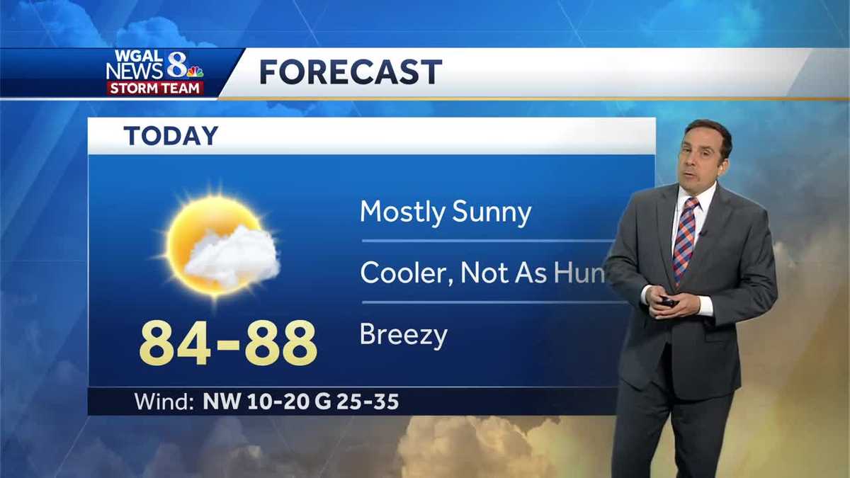 Comfy & Seasonable Monday; Higher Heat Tuesday