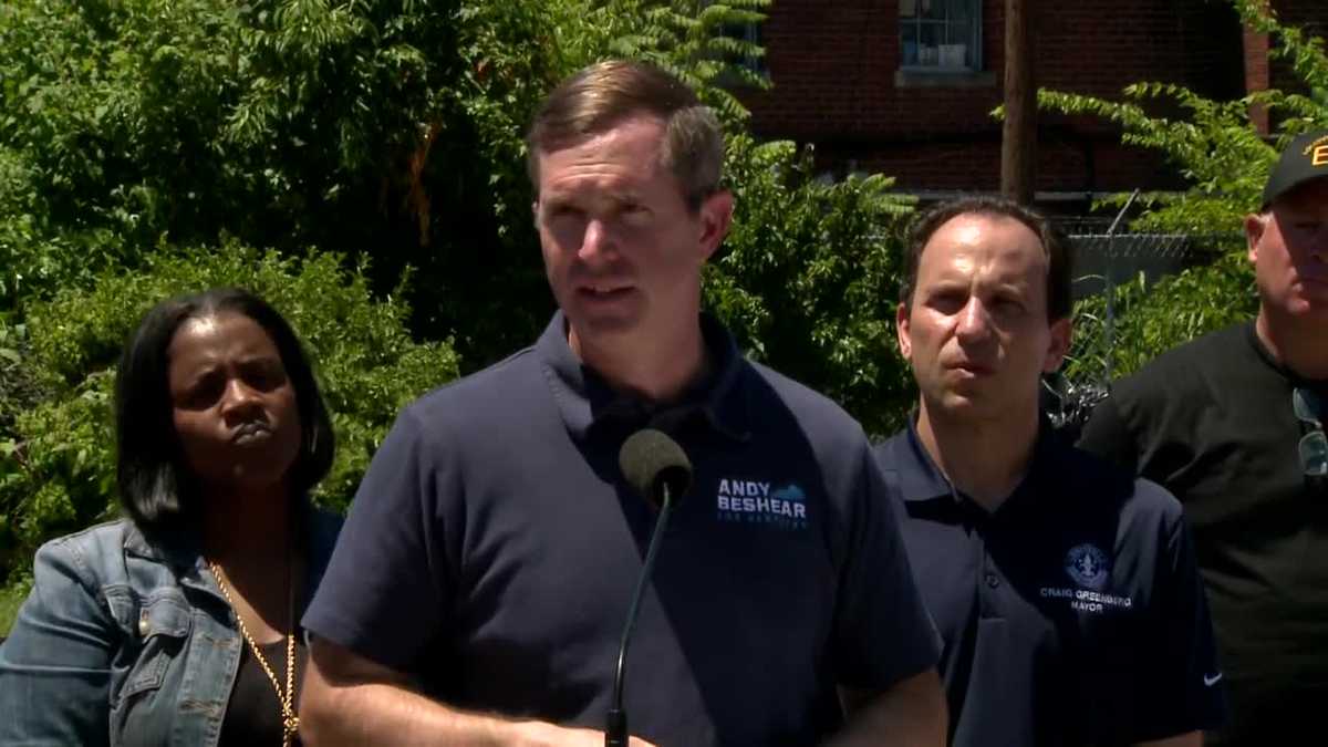 Gov. Beshear Speaks After Visiting West Louisville Damage