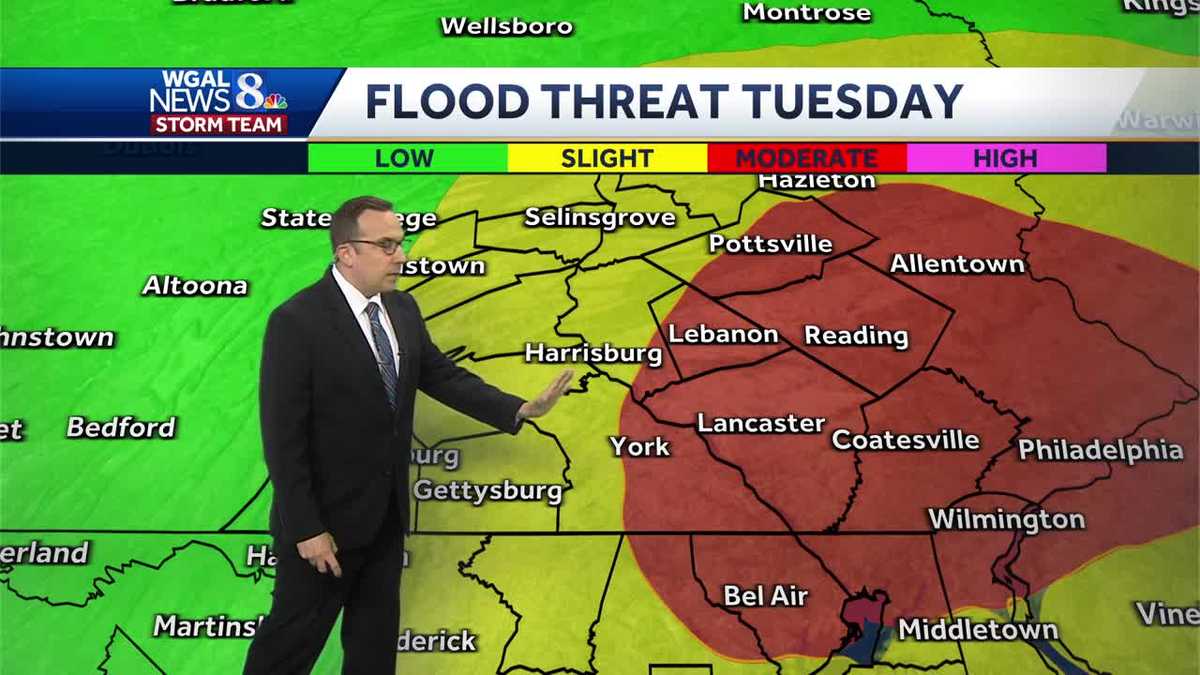 Impact: Localized heavy rainfall and strong storms possible Tuesday