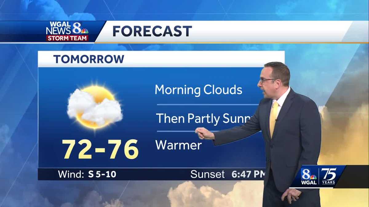 Showers taper this evening, finally some peeks of sun Thursday
