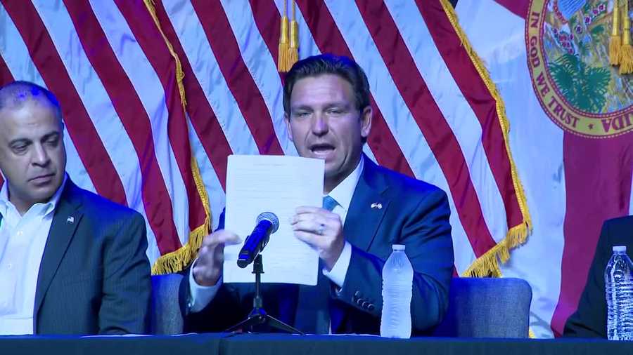 Ron DeSantis talks Amendment 3 on eve of Election Day