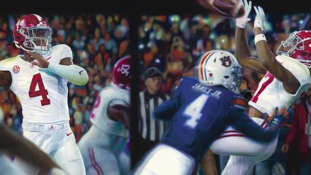 Iron Bowl history The Gravedigger captured in a brush stroke