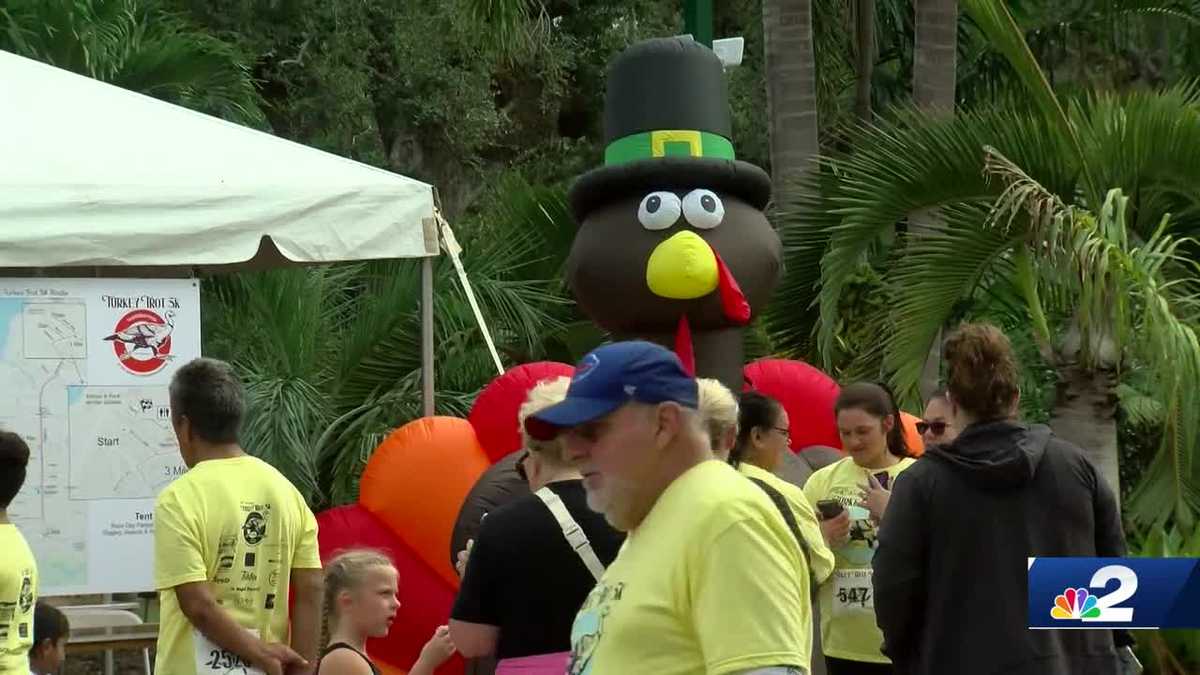 Turkey Trot in downtown Fort Myers draws record crowd for Thanksgiving tradition