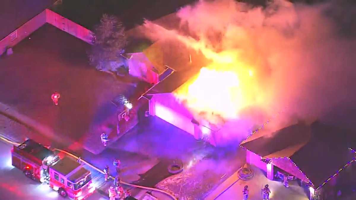 Family escapes to safety after large flame spark at OKC home