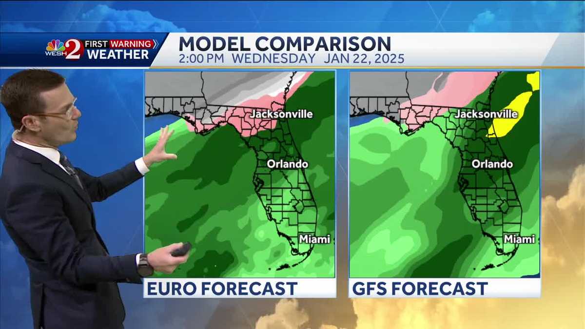 Snow in Florida? Predictions indicate it's possible