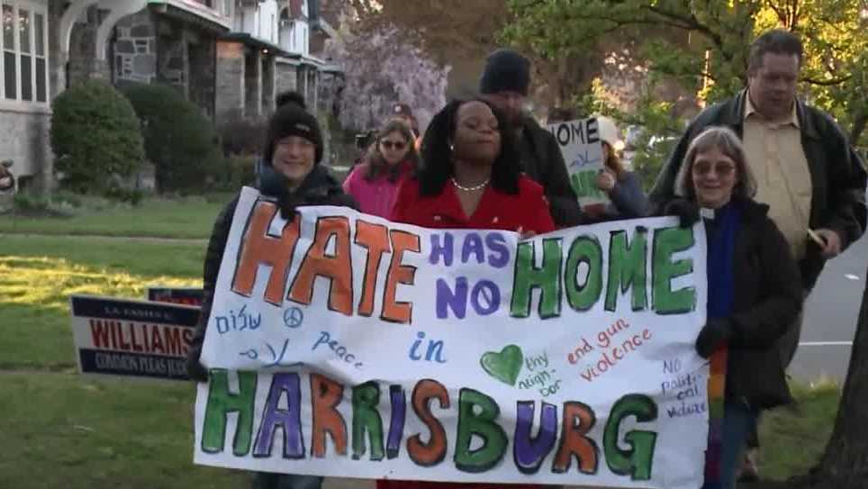 Interfaith community participates in walk to Governor's Residence