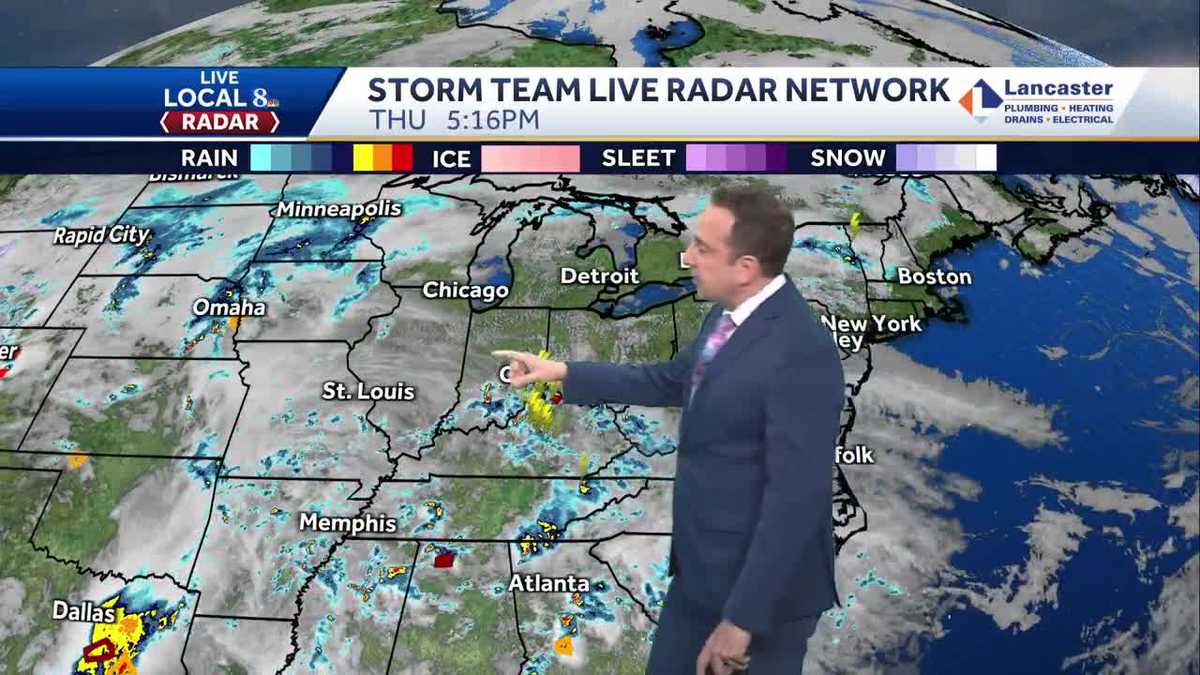 Mild Thursday Night & Friday; Wet Start To Weekend