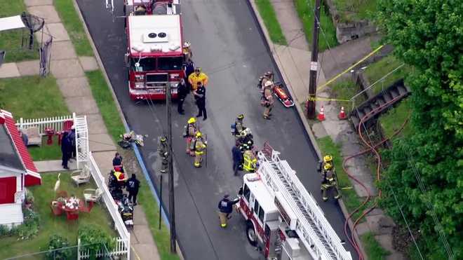 House damaged following fire in McKeesport, multiple crews respond