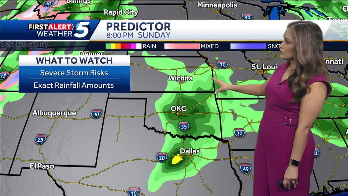 Severe storm risk returns to Oklahoma this weekend after hot week
