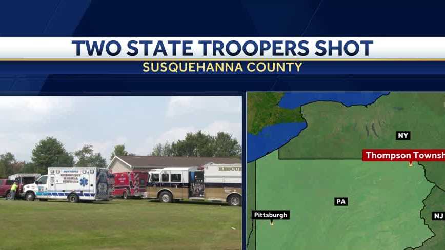 State troopers in good condition after ambush shooting in Susquehanna ...