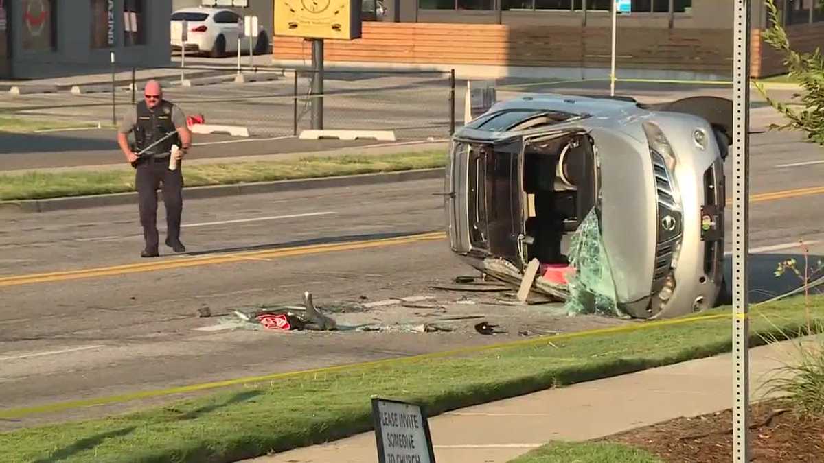Person taken to hospital after rollover crash in northeast OKC