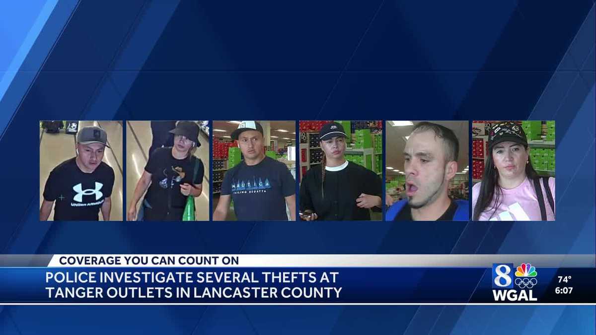 Police search for multiple suspects in thefts at Tanger Outlets in ...
