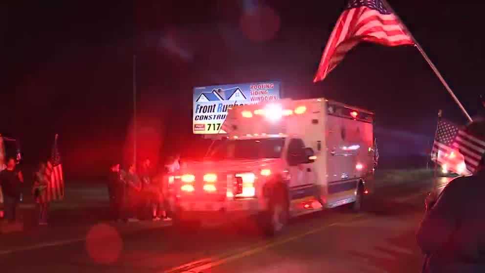 Procession held for 3 officers killed in line of duty in York County, Pa.
