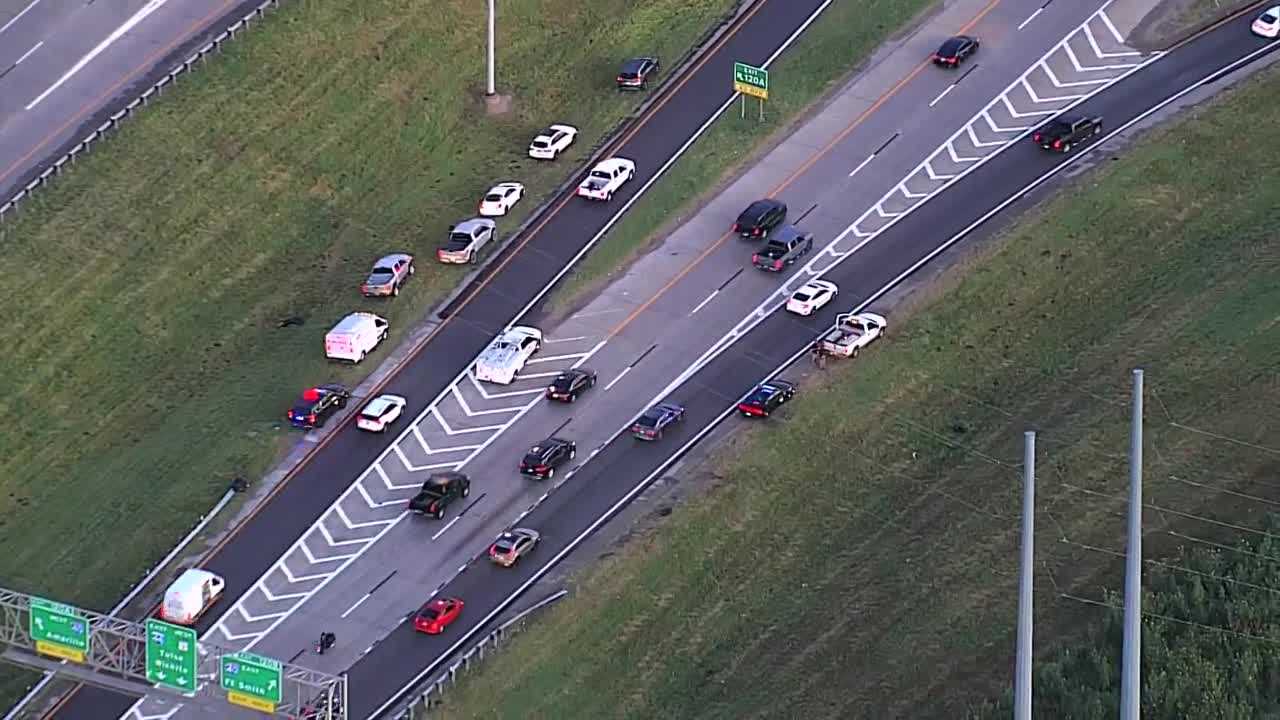 Crashes cause traffic backup on northbound I-44 in southwest OKC
