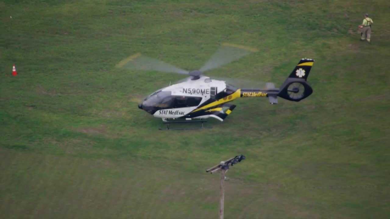Flown 1 flown to hospital after crash in East Huntingdon Township - WTAE