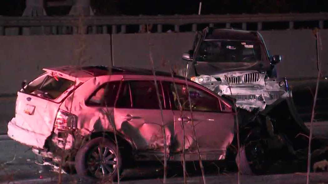 12-VEHICLE PILE-UP | 6 people hospitalized in wreck along Pennsylvania interstate
