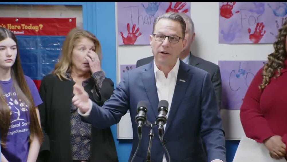 Gov. Josh Shapiro discusses the issuance of a commercial driver's license to an Uzbekistan man