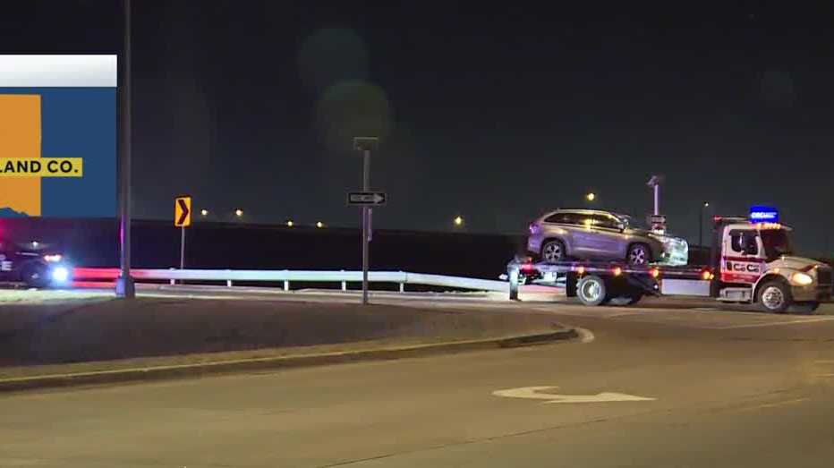 Suspect arrested after police chase ends in crash on I-35