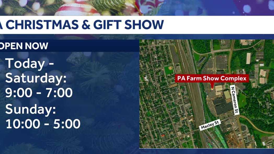 Pennsylvania Christmas and Gift Show begins at the Farm Show Complex in Harrisburg