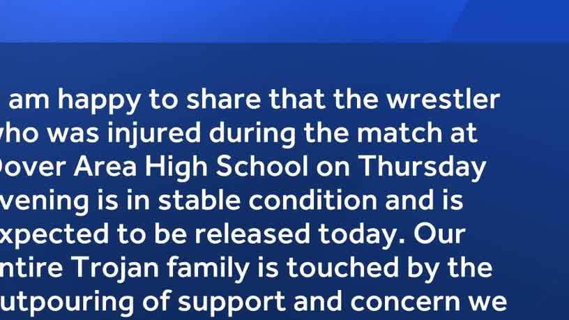York County High School wrestler flown to hospital for injury