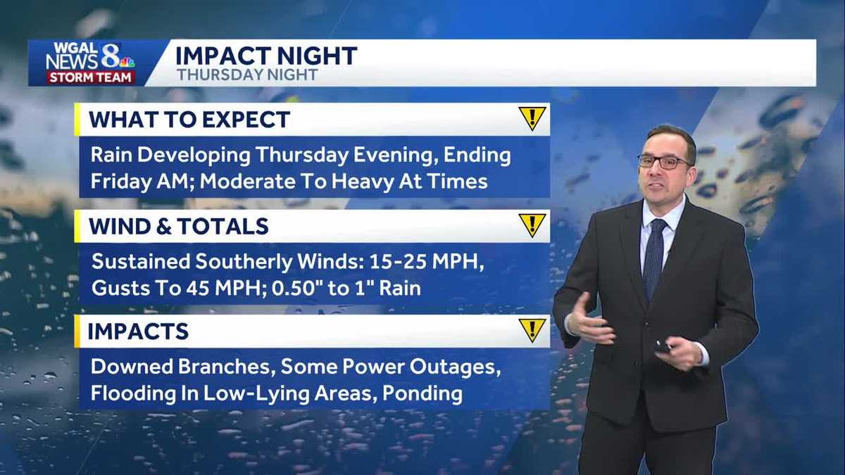 Impact: Threat for freezing fog tonight, rounds of heavy rain late Thursday