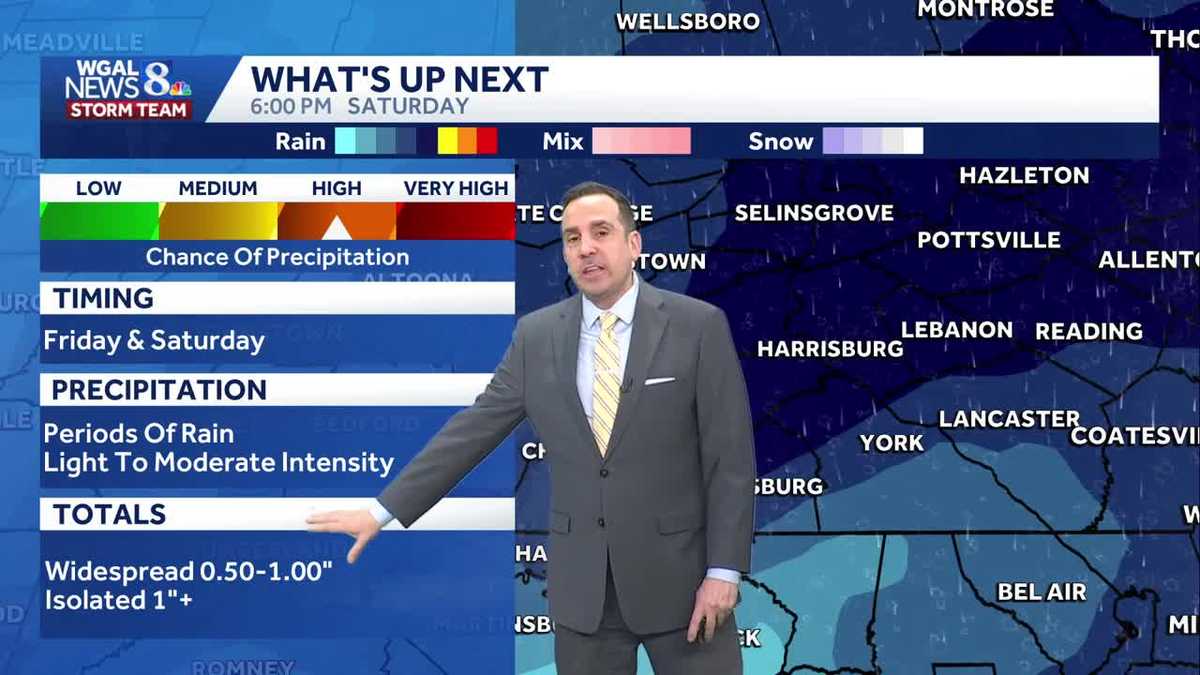 March-like warmth with increasing rain chances late this week