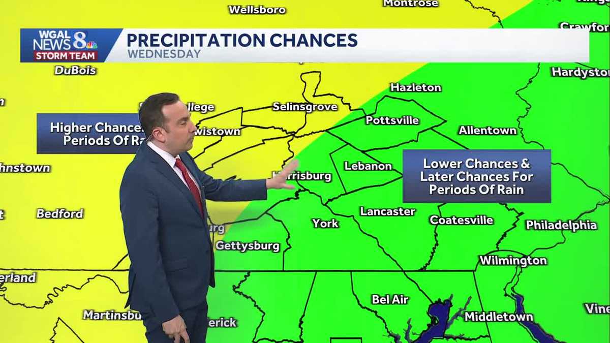 Mild Tuesday, Light Rain Develops Wednesday With Snow Possible Late