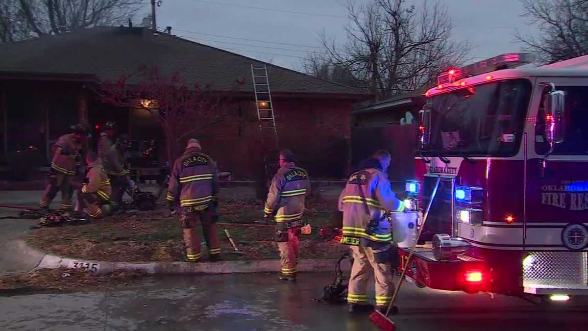 Northwest Oklahoma City house fire leaves one injured