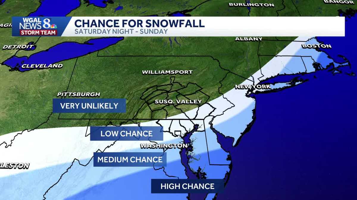 TRACKING A WEEKEND NOR'EASTER | Latest patterns support low to no impact for South-Central Pa