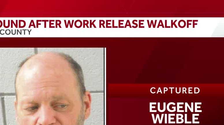 54-year-old inmate found and re-detained after leaving work release program in Cumberland Co.