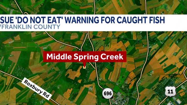 Pennsylvania health officials issue warning against consuming fish from 2 creeks