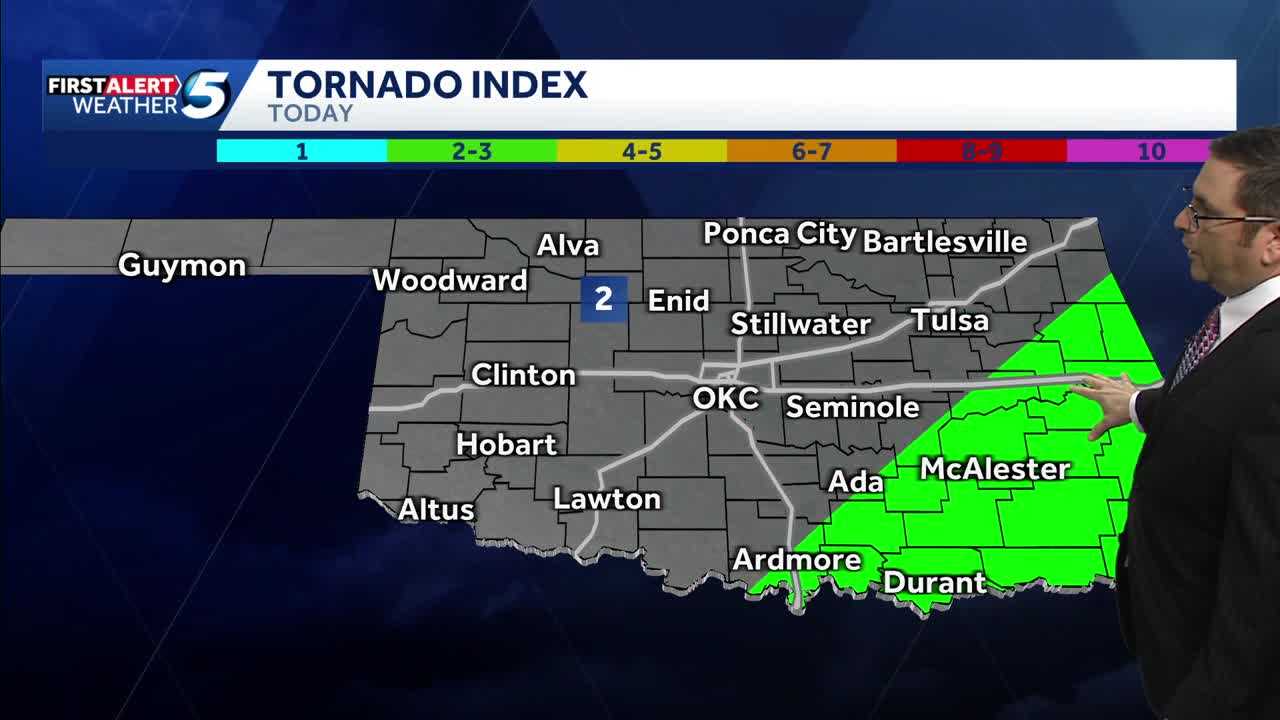 Oklahoma weather: Storms today; severe risk Thursday expanding - KOCO