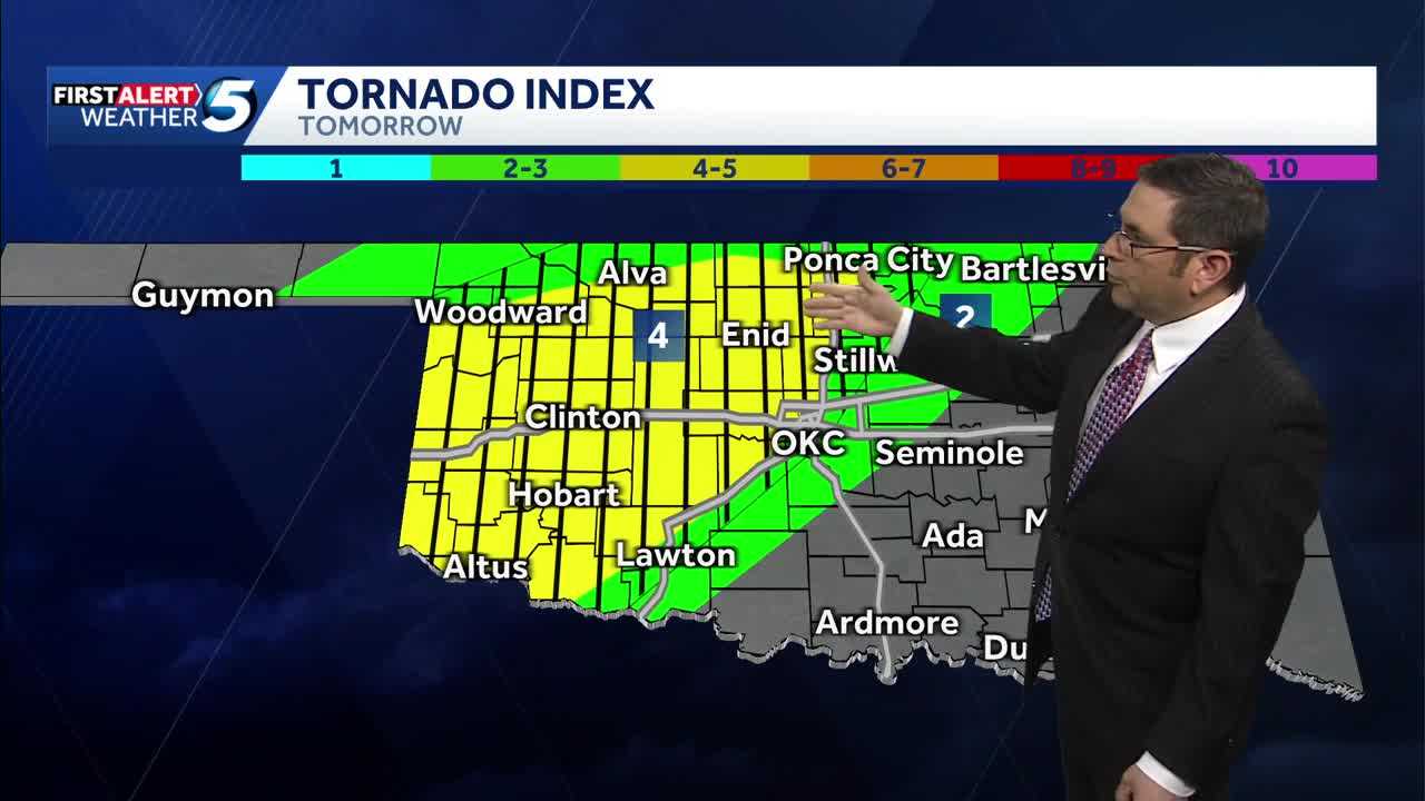 Oklahoma weather: Storms today; severe risk Thursday expanding - KOCO