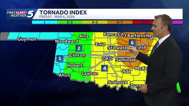 March 6, 2026 Oklahoma Tornado Risk