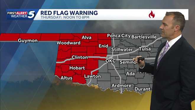 Increased fire danger across Oklahoma as drought continues