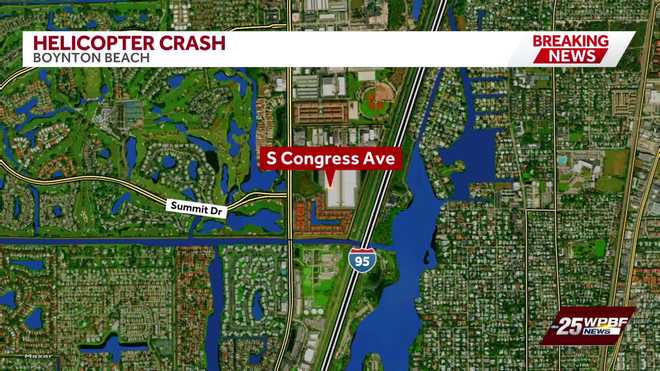 helicopter crash under investigation in boynton beach