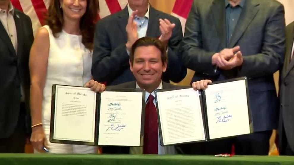 DeSantis signs $115.1 billion Florida budget, announces new permanent tax breaks