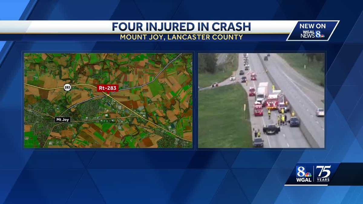 Route 283 A multi-vehicle crash causes lane closures on Route 283 in Lancaster ...