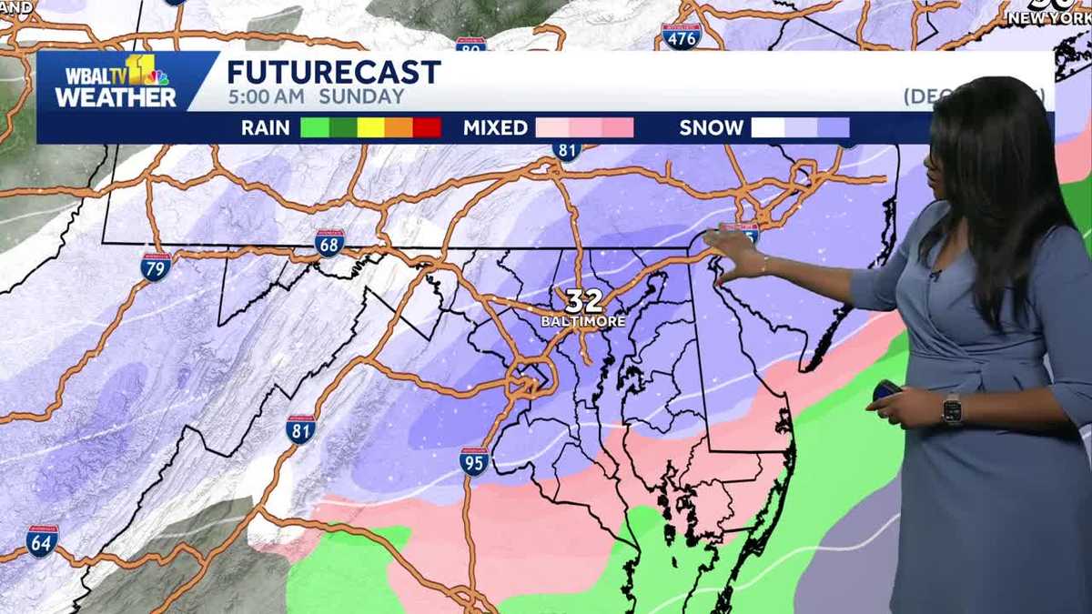 Impact Weather: Maryland could see snow accumulation over weekend