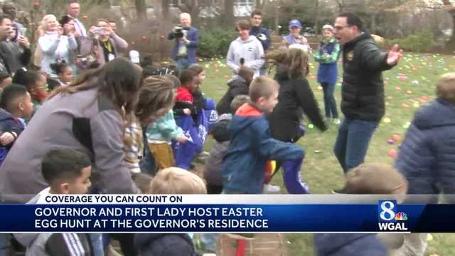 Gov. Josh Shapiro holds first Easter egg hunt - Vimarsana News