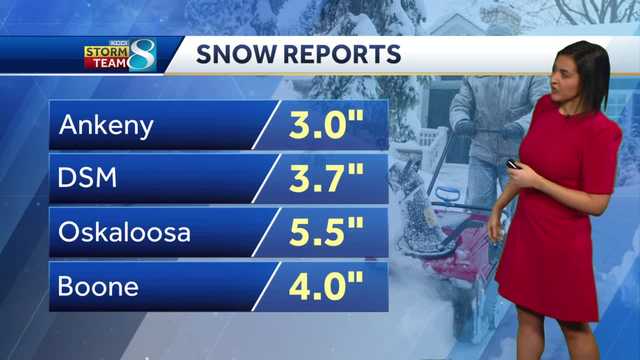 Snowfall totals in Iowa as winter storm impacts region - Vimarsana News