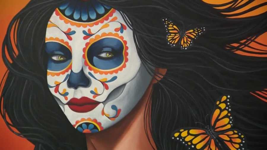 A Sacramento area artist's passion for Day of the Dead, family, turned into art