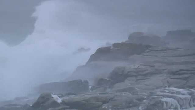 Waves, wind batter Maine's coast: New Harbor to Old Orchard Beach - Vimarsana News